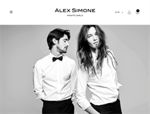 Tablet Screenshot of alex-simone.com